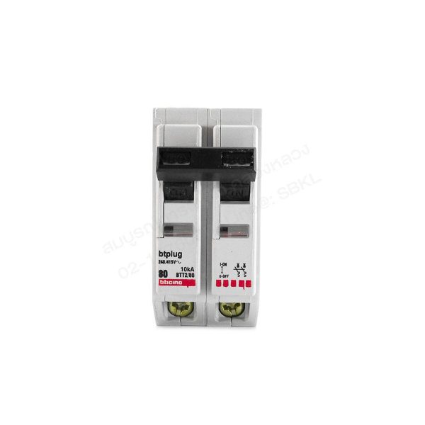 BTICINO MCCB 2P 80A